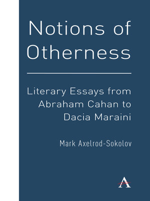 cover image of Notions of Otherness